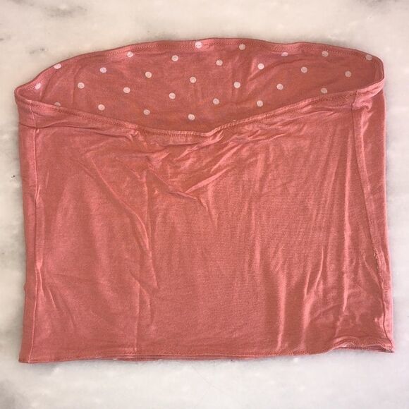 American Eagle Reversible Pink Strapless Crop Top - 2/$15, 3/$20, 4/$25 - Picture 4 of 6